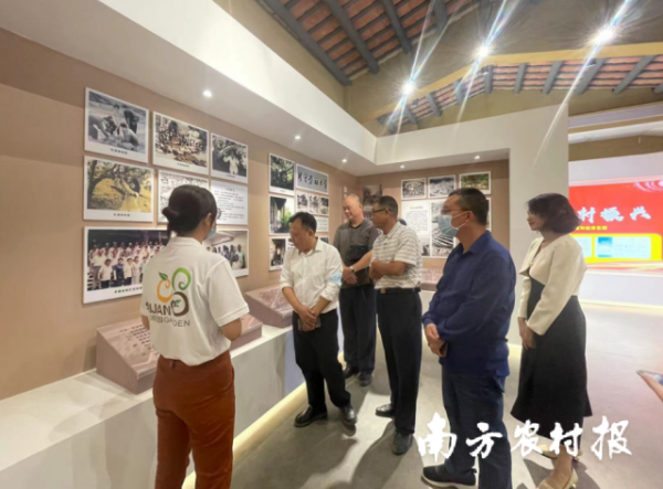 廖森泰一行調研廣東麗宮新會陳皮農旅產(chǎn)業(yè)有限公司。