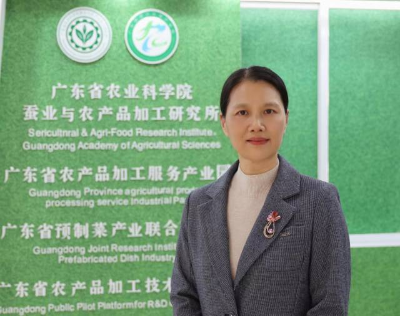 廣東省農(nóng)業(yè)科學(xué)院蠶業(yè)與農(nóng)產(chǎn)品加工研究所所長、廣東省預(yù)制菜產(chǎn)業(yè)聯(lián)合研究院院長徐玉娟。受訪者供圖